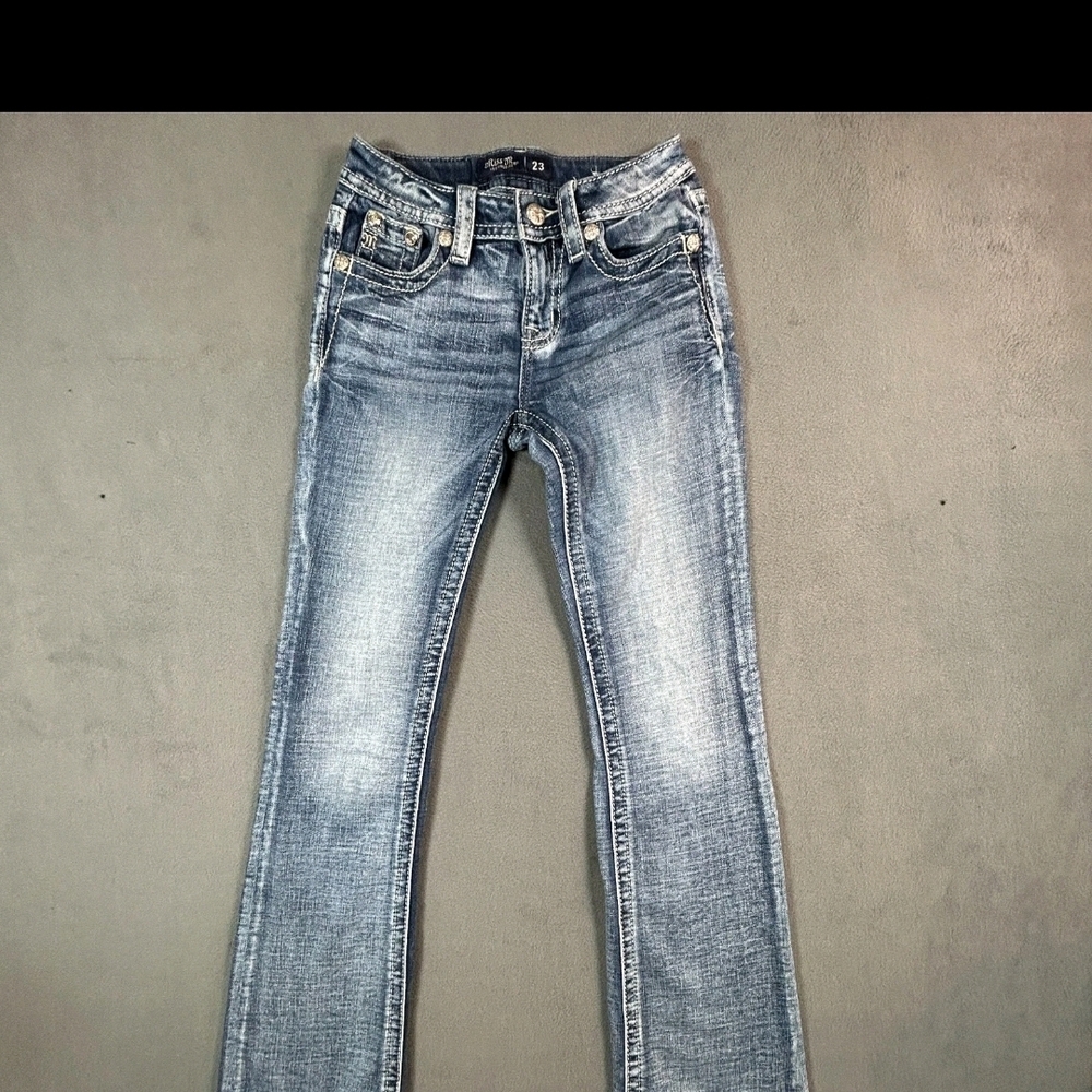 Miss Me Classic Denim Straight Leg Jeans